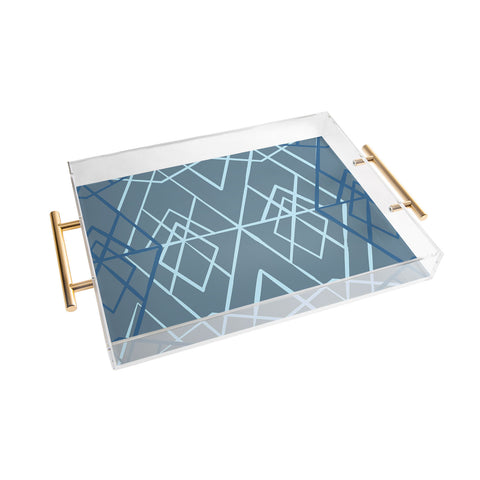 Mareike Boehmer Geometric Sketches 1 Acrylic Tray