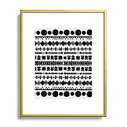 Mareike Boehmer Geometry 5 Metal Framed Art Print