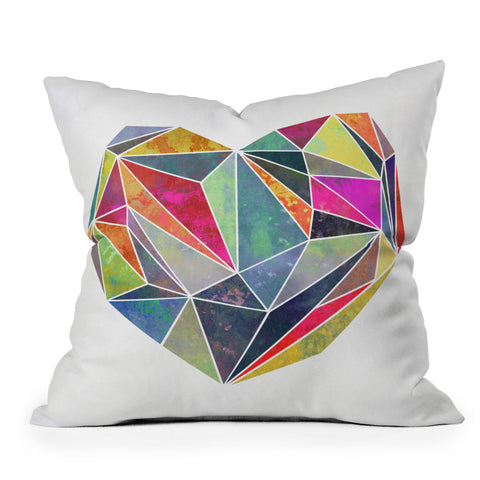 Mareike Boehmer Heart Graphic 5 X Outdoor Throw Pillow