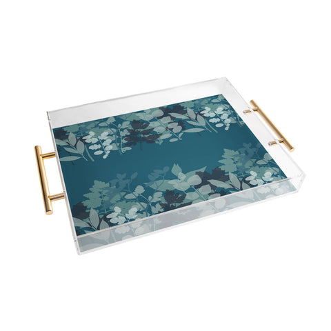 Mareike Boehmer Leaves Row 1 Acrylic Tray