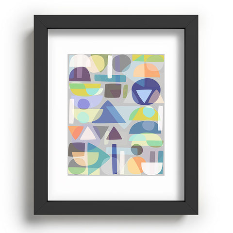 Mareike Boehmer Pastel Geometry 2 X Recessed Framing Rectangle