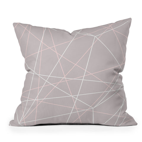 Mareike Boehmer Pastel Lines 1 Outdoor Throw Pillow