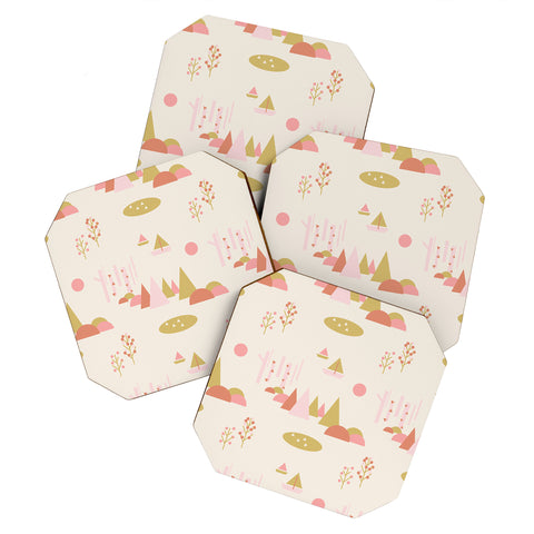 Mareike Boehmer Scandinavian Summer Land 1 Coaster Set