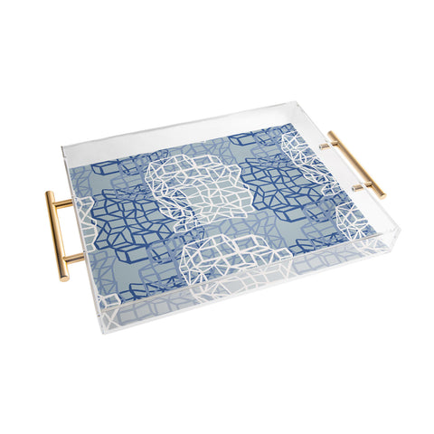 Mareike Boehmer Sketched Grid 1 Acrylic Tray