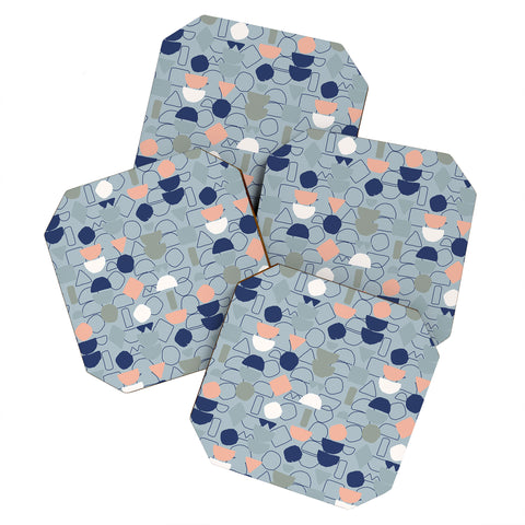 Mareike Boehmer Sketched Lined Up 1 Coaster Set