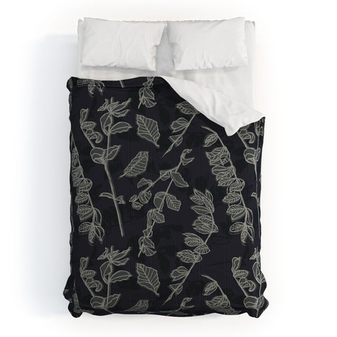 Mareike Boehmer Sketched Nature Branches 1 Comforter