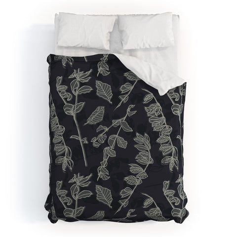 Mareike Boehmer Sketched Nature Branches 1 Duvet Cover
