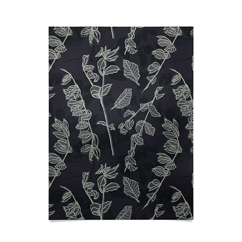 Mareike Boehmer Sketched Nature Branches 1 Poster