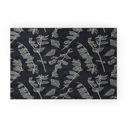 Mareike Boehmer Sketched Nature Branches 1 Welcome Mat