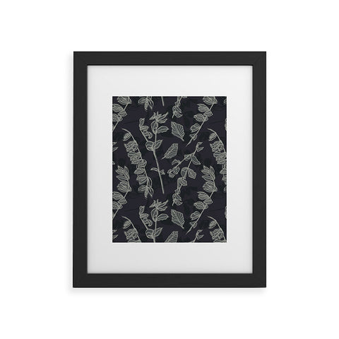Mareike Boehmer Sketched Nature Branches 1 Framed Art Print