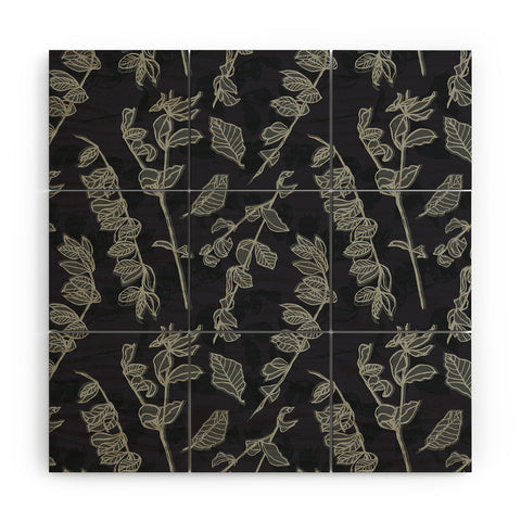 Mareike Boehmer Sketched Nature Branches 1 Wood Wall Mural