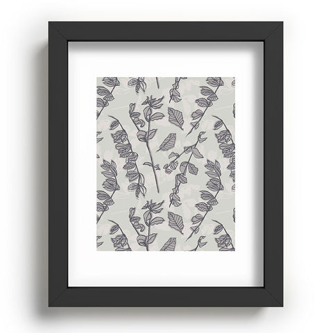 Mareike Boehmer Sketched Nature Branches 2 Recessed Framing Rectangle