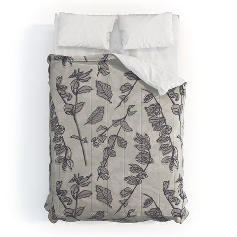 Mareike Boehmer Sketched Nature Branches 2 Comforter