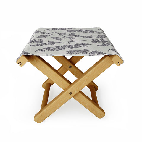 Mareike Boehmer Sketched Nature Branches 2 Folding Stool