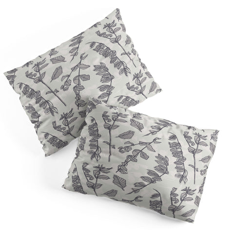 Mareike Boehmer Sketched Nature Branches 2 Pillow Shams