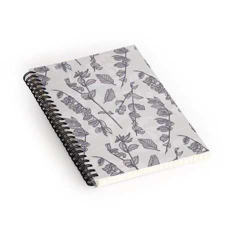 Mareike Boehmer Sketched Nature Branches 2 Spiral Notebook