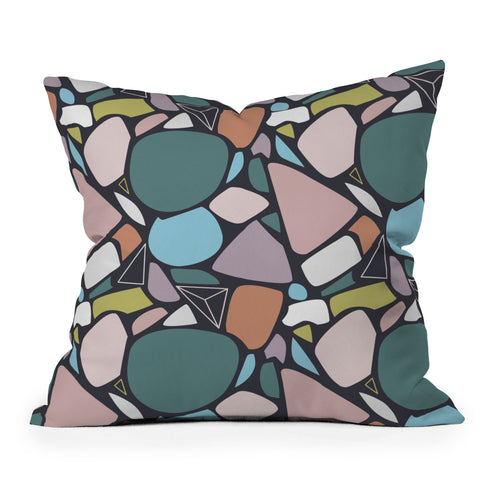 Mareike Boehmer Stones Orderly 1 Outdoor Throw Pillow