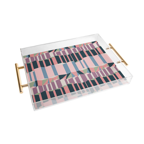 Mareike Boehmer Straight Geometry City 1 Acrylic Tray