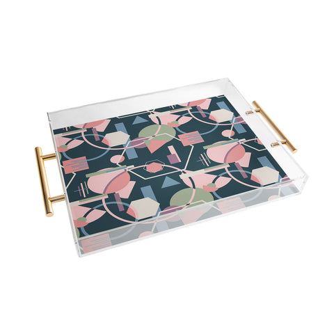 Mareike Boehmer Straight Geometry Wild 1 Acrylic Tray