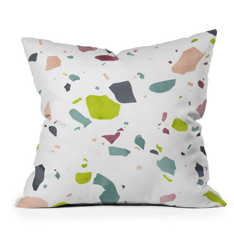 Mareike Boehmer Terrazzo 1 Outdoor Throw Pillow