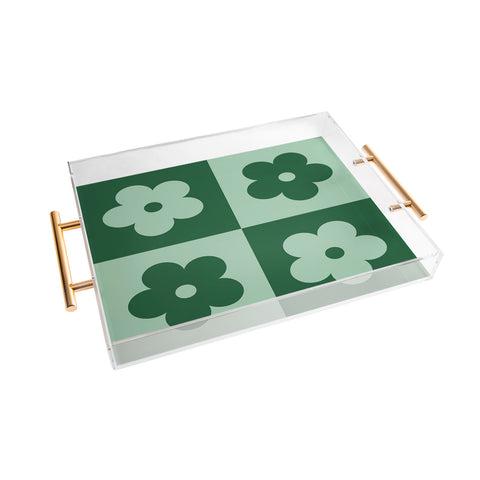 MariaMariaCreative Bloom Sage Acrylic Tray