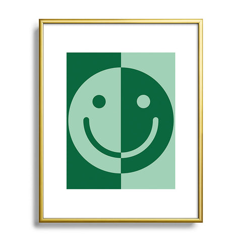 MariaMariaCreative Happy Sage Metal Framed Art Print