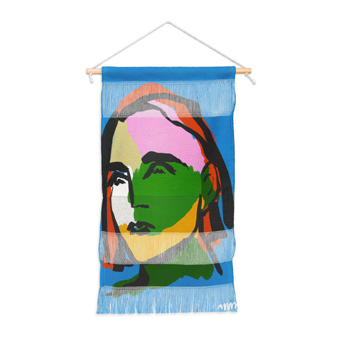 Marin Vaan Zaal Asceline in Blue Modern female Wall Hanging Portrait