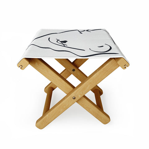 Marin Vaan Zaal Delia minimalist female portra Folding Stool