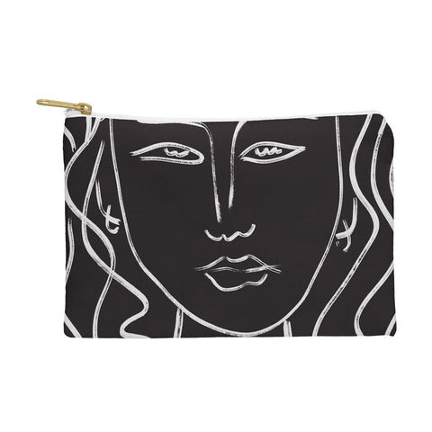 Marin Vaan Zaal Hellen Modernist Line Portrait Pouch