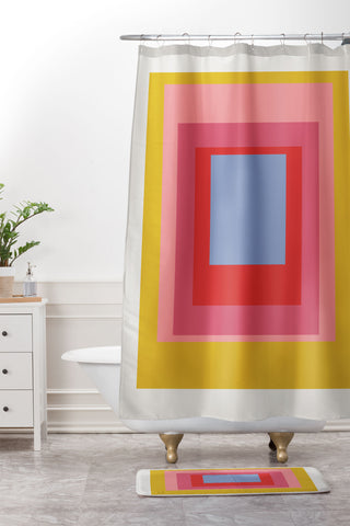 Marin Vaan Zaal Illume 15 Generative Minimalism Shower Curtain And Mat