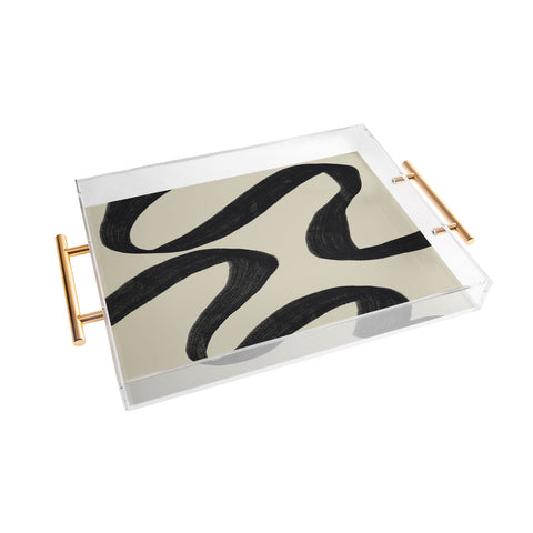 Marin Vaan Zaal Lost 13 Modern Pattern Illustr Acrylic Tray