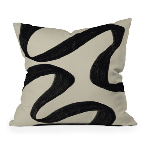 Marin Vaan Zaal Lost 13 Modern Pattern Illustr Outdoor Throw Pillow