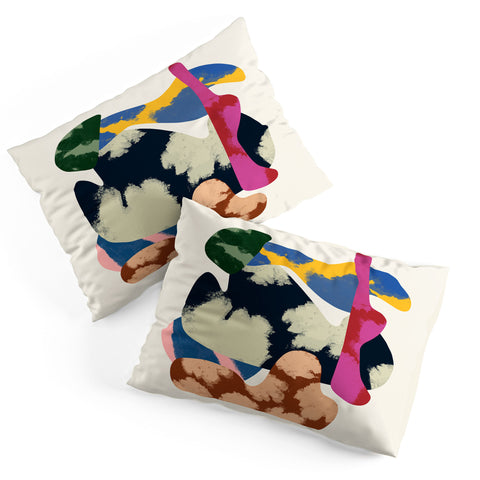 Marin Vaan Zaal Modernism Shapes Collage Pillow Shams