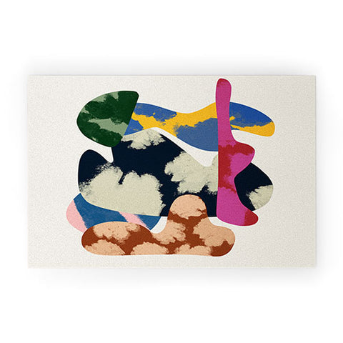Marin Vaan Zaal Modernism Shapes Collage Welcome Mat