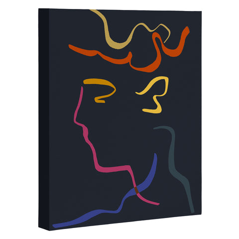 Marin Vaan Zaal Rhett Modernist Portrait B Art Canvas