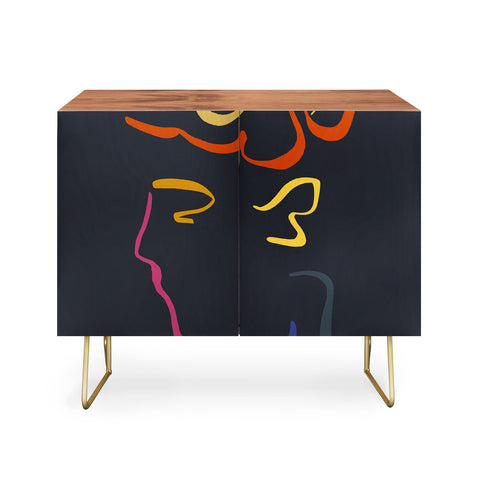 Marin Vaan Zaal Rhett Modernist Portrait B Credenza
