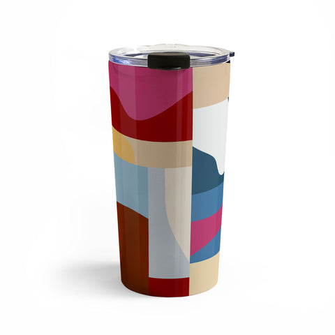 Marin Vaan Zaal Ypres Mosaic Modernist Pattern Travel Mug