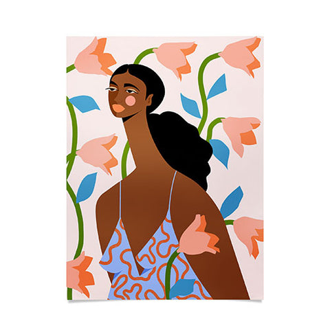 Maritza Lisa Abstract Dress I Poster