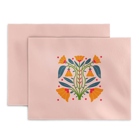 Maritza Lisa Art Nouveau Symmetric Buttercups Placemat