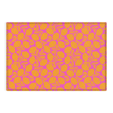 Maritza Lisa Boho Blooms Yellow Outdoor Rug