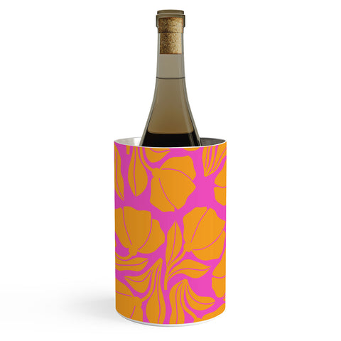 Maritza Lisa Boho Blooms Yellow Wine Chiller