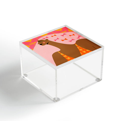 Maritza Lisa Bow Stacking Queen Acrylic Box