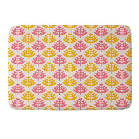 Maritza Lisa Buttercup Buds Memory Foam Bath Mat