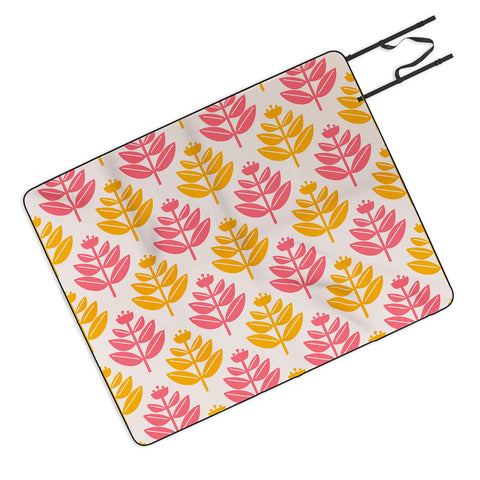 Maritza Lisa Buttercup Buds Picnic Blanket