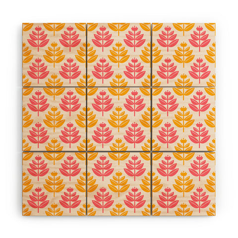 Maritza Lisa Buttercup Buds Wood Wall Mural