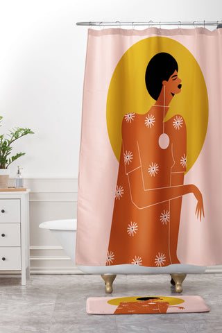 Maritza Lisa Charmed Im Sure Shower Curtain And Mat