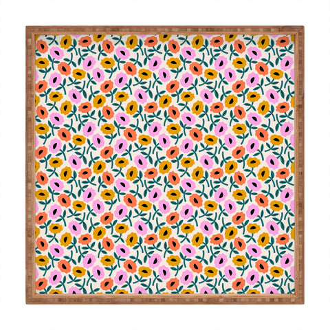 Maritza Lisa Floral Bliss Square Tray