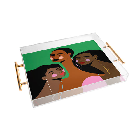 Maritza Lisa Friendship I Acrylic Tray