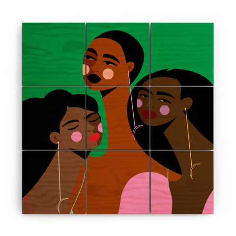 Maritza Lisa Friendship I Wood Wall Mural