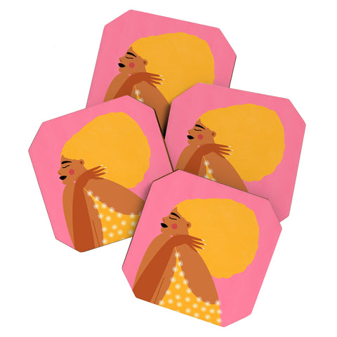 Maritza Lisa Give Yourself A Hug Coaster Set